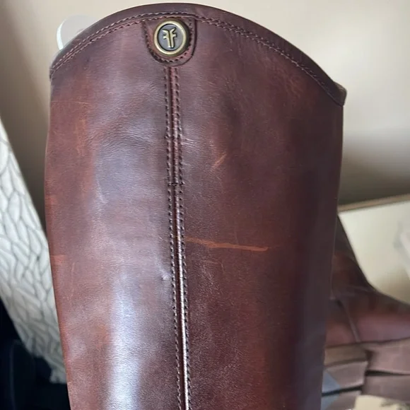 New FRYE Mellisa button cognac boots - Picture 10 of 13